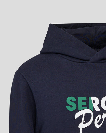 Oracle Red Bull Racing Junior Sergio Perez Flag Pullover Hoodie - Night Sky
