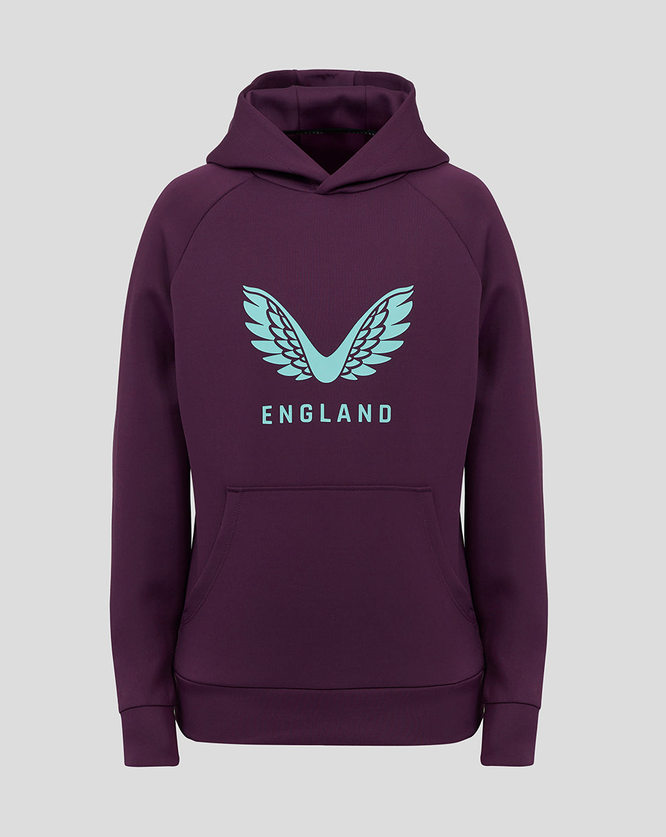 Junior's England Cricket 25/26 Lock Up Logo Hoodie