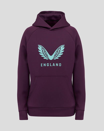 Junior's England Cricket 25/26 Lock Up Logo Hoodie