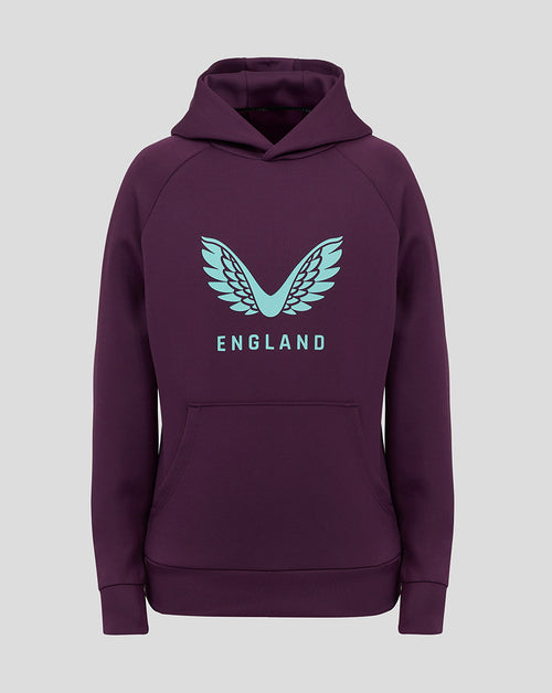 Junior's England Cricket 25/26 Lock Up Logo Hoodie