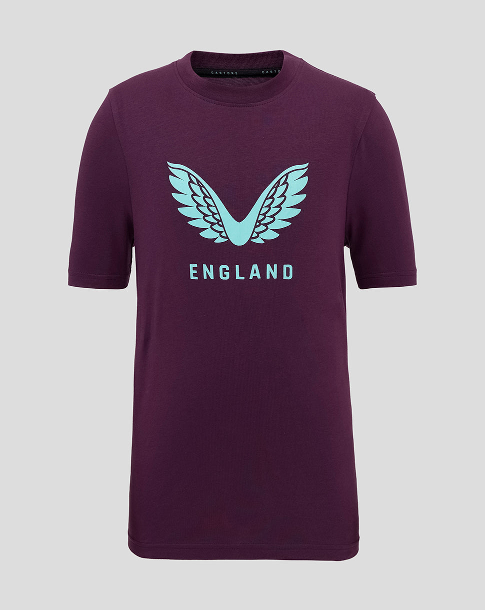 Junior's England Cricket 25/26 Lock Up Logo Tee