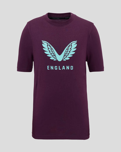 Junior's England Cricket 25/26 Lock Up Logo Tee