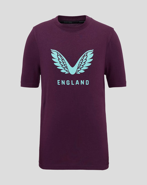 Junior's England Cricket 25/26 Lock Up Logo Tee