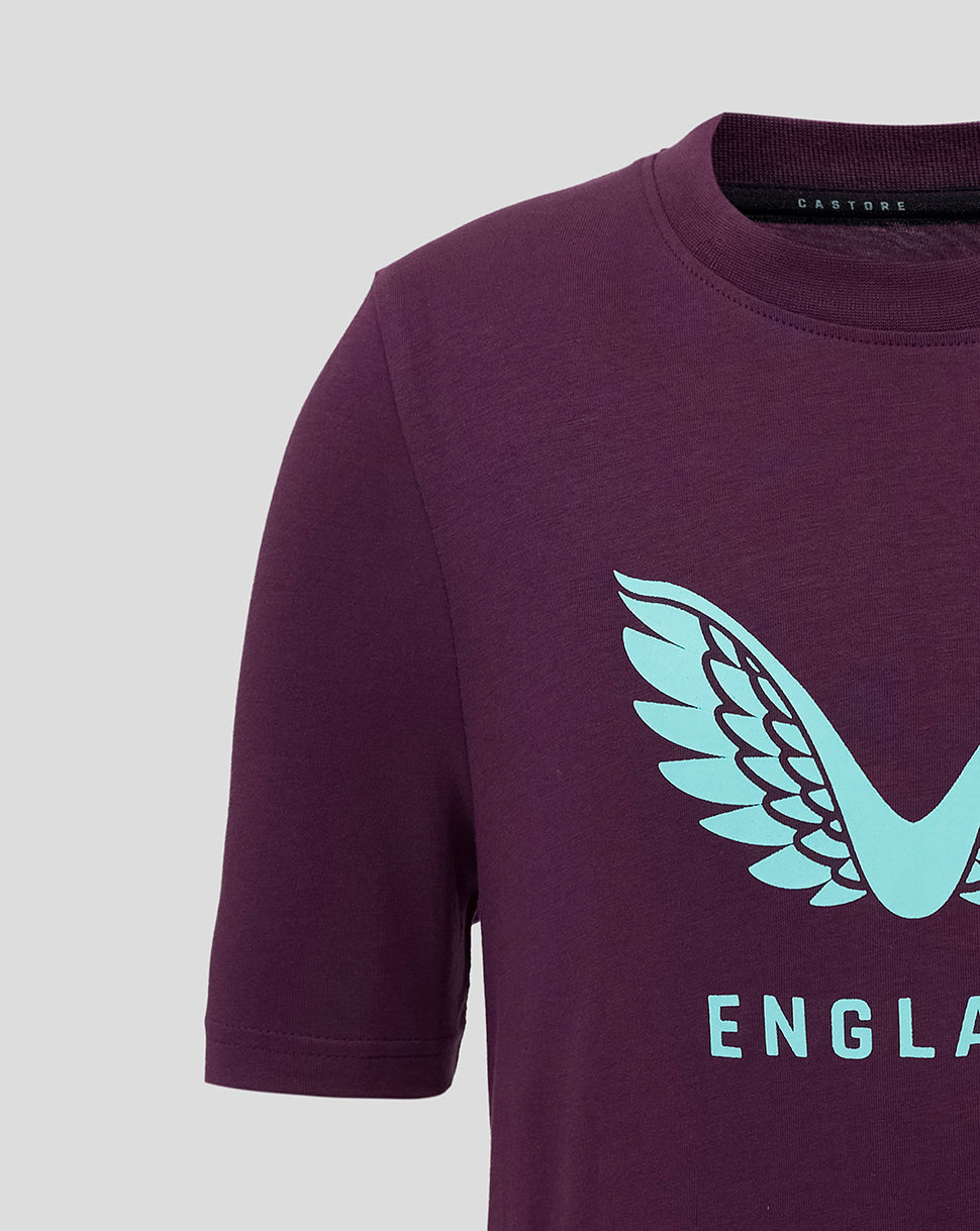 Junior's England Cricket 25/26 Lock Up Logo Tee