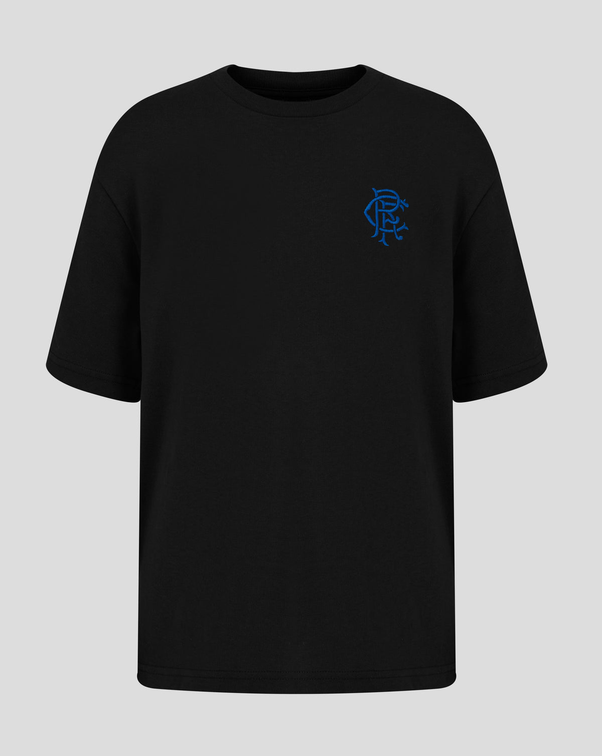 Rangers Junior 25/26 Core Crest Tee - Caviar - Caviar