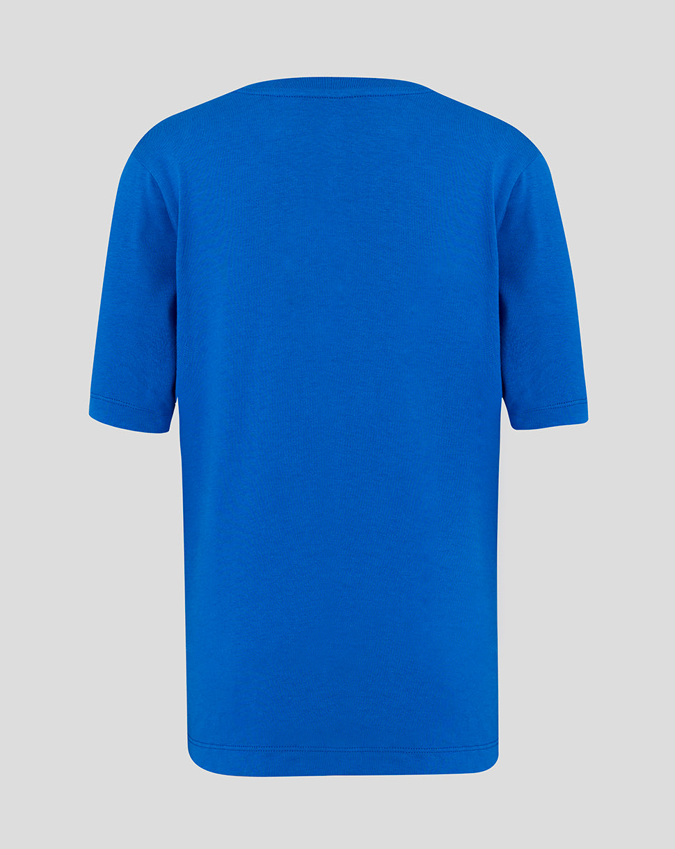 Rangers Junior 25/26 Core Logo Tee - Lapis Blue - Lapis Blue