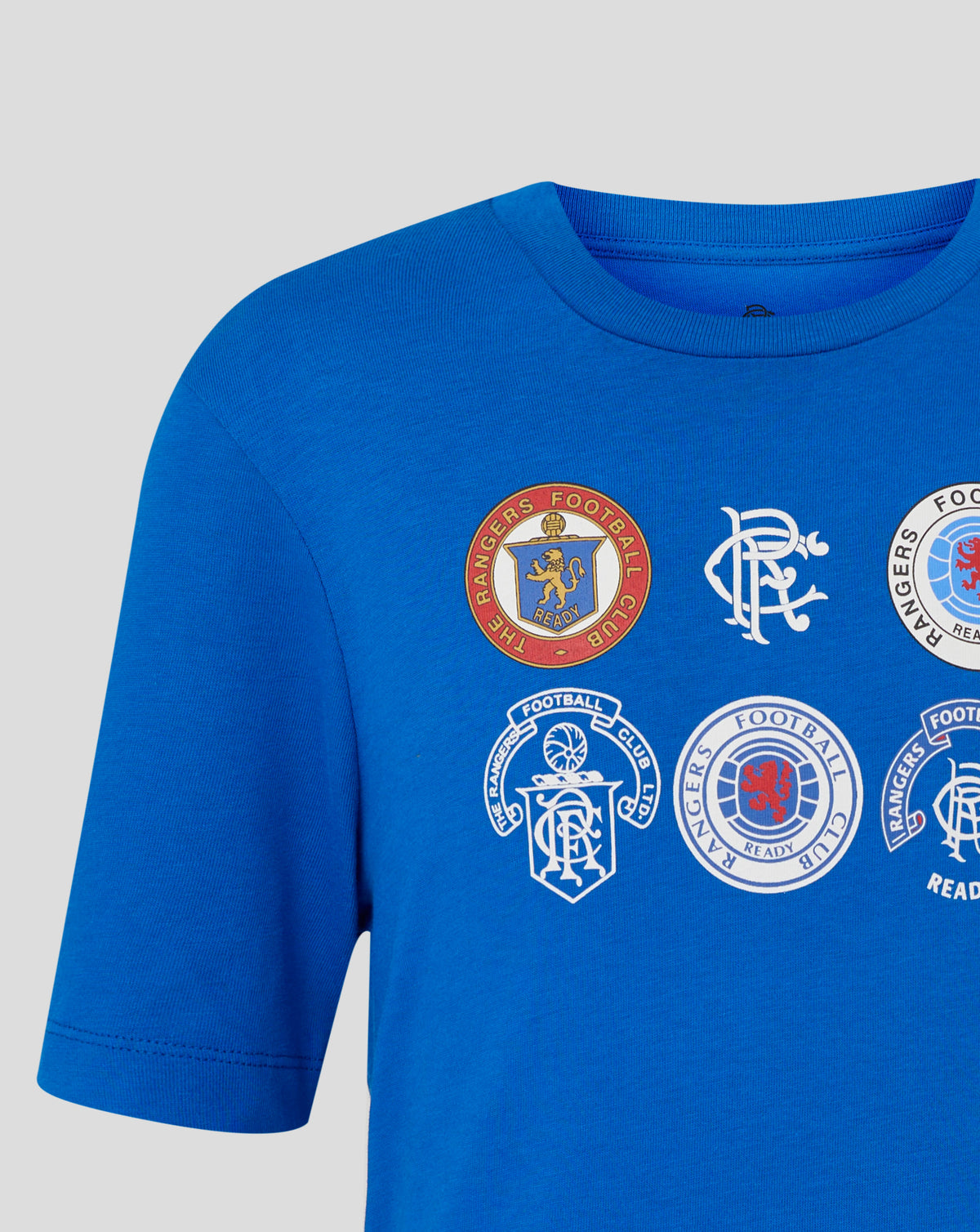 Rangers Junior 25/26 Badge Tee - Lapis Blue - Lapis Blue