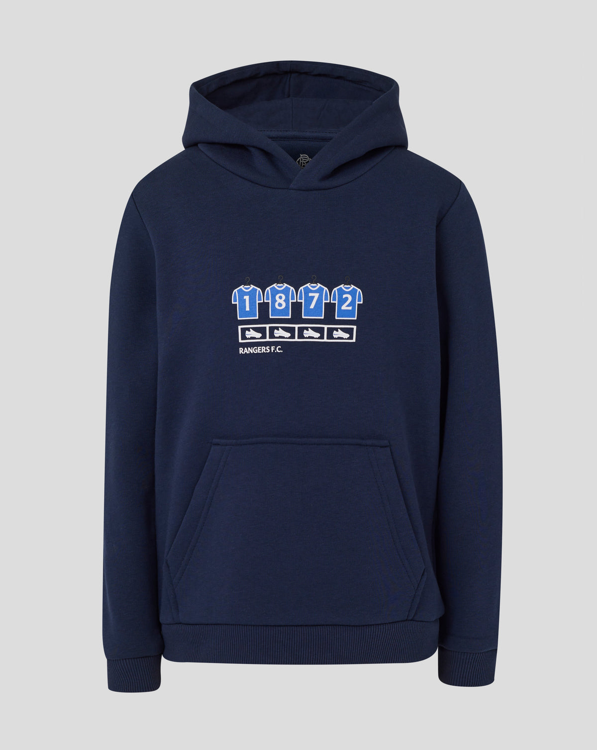 Rangers Junior 25/26 Changing Room Hoodie - Black Iris - Black Iris