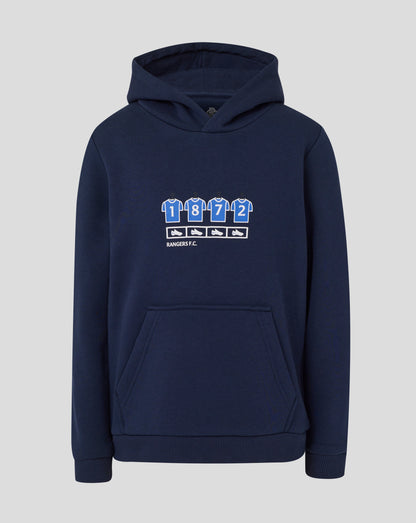 Rangers Junior 25/26 Changing Room Hoodie - Black Iris