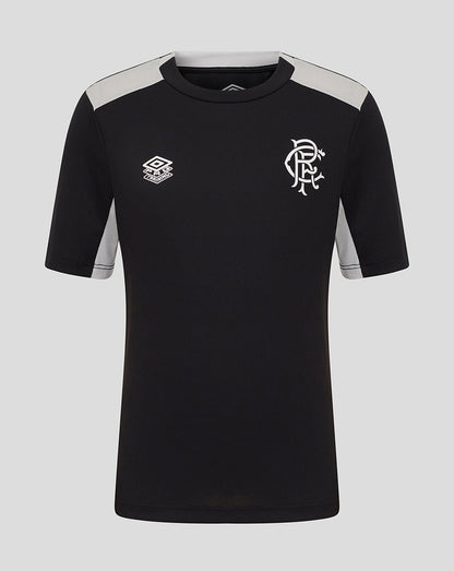 Rangers Junior 25/26 Coaches Training Short Sleeve Tee - Caviar