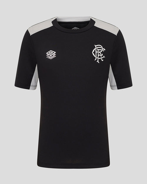 Rangers Junior 25/26 Coaches Training Short Sleeve Tee - Caviar