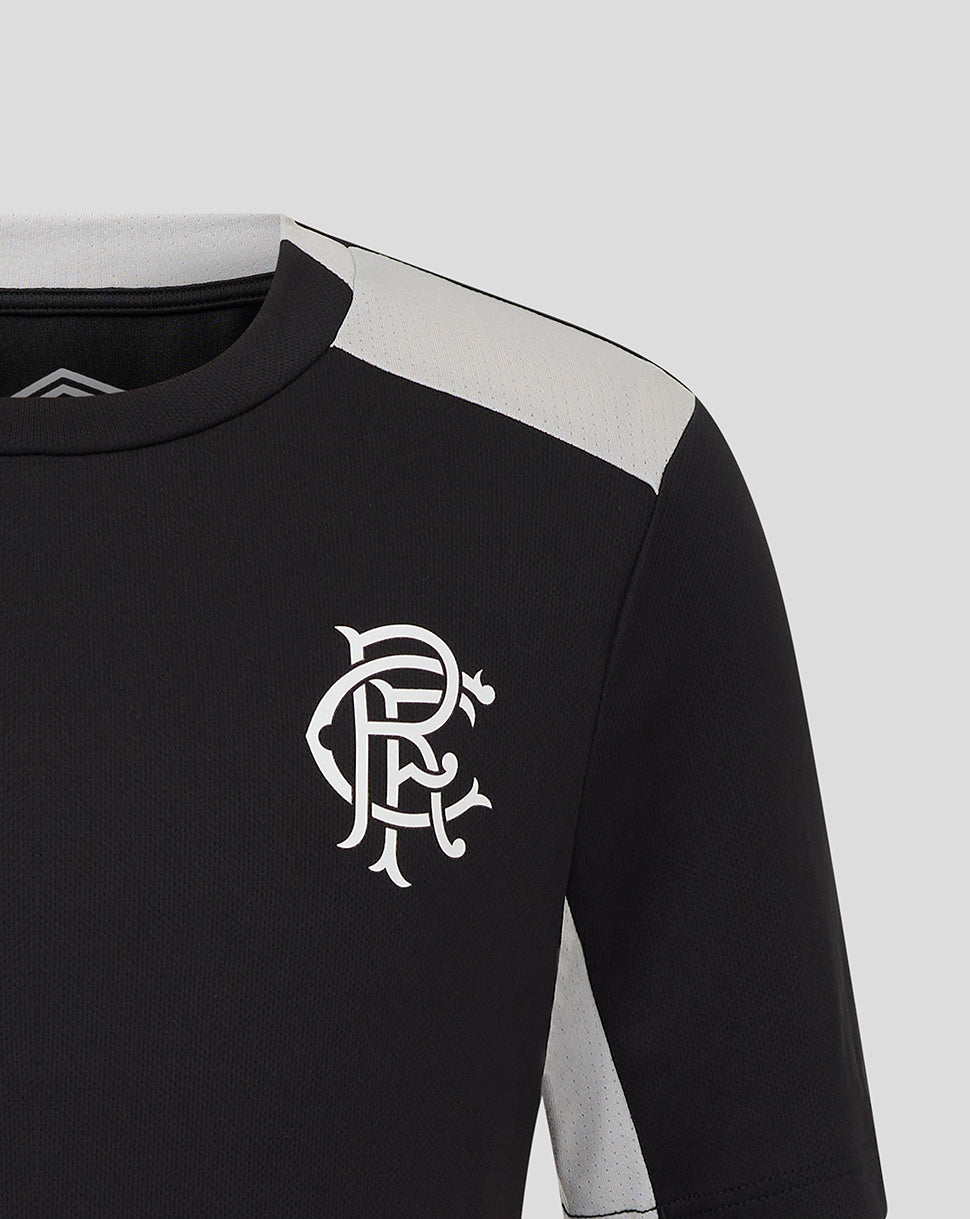 Rangers Junior 25/26 Coaches Training Short Sleeve Tee - Caviar