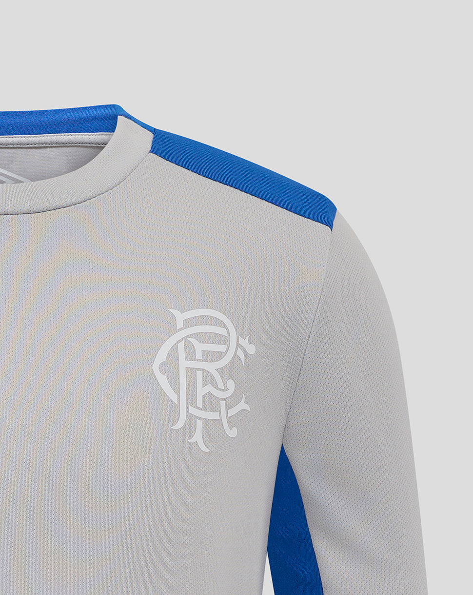 Rangers Junior 25/26 Players Training Short Sleeve Tee - Microchip