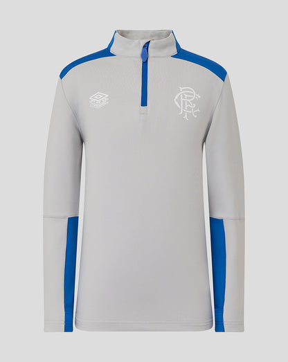 Rangers Junior 25/26 Players Training 1/4 Zip - Microchip