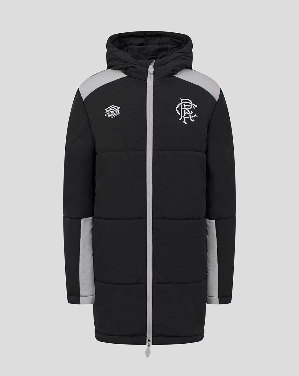 Rangers Junior 25/26 Pro Training Padded Jacket - Caviar