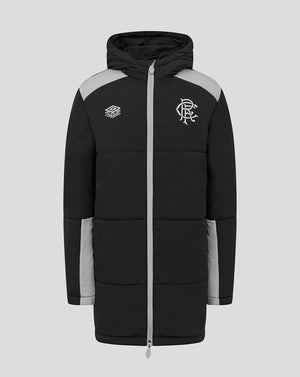 Rangers Junior 25/26 Pro Training Padded Jacket - Caviar