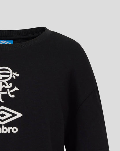 Rangers Junior 25/26 Travel Short Sleeve Tee - Caviar