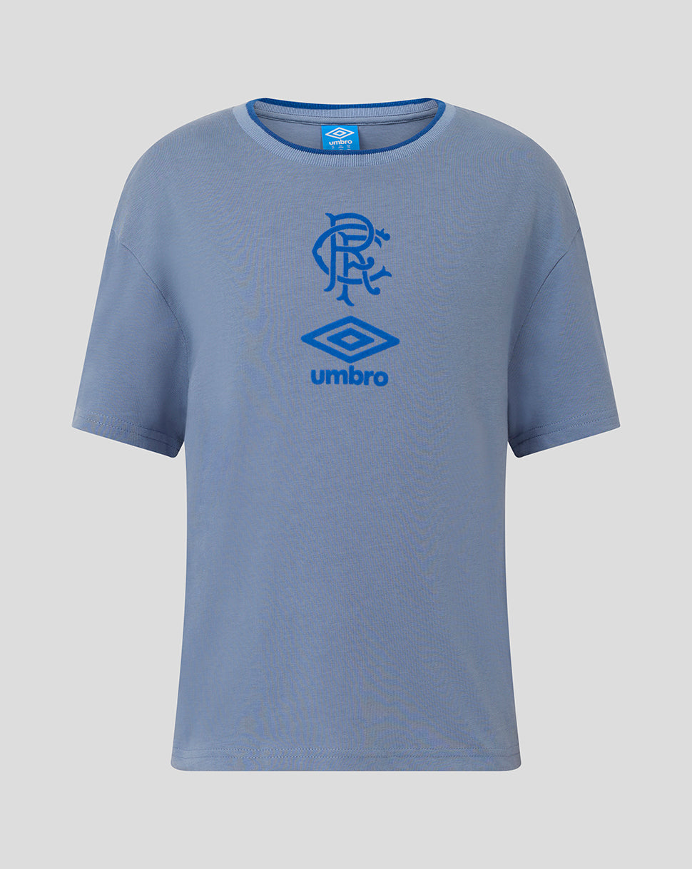 Rangers Adult 25/26 Travel Short Sleeve Tee - Grey - Troposphere