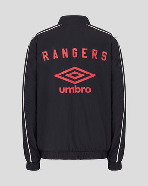 Rangers Junior 25/26 Travel Track Jacket - Caviar