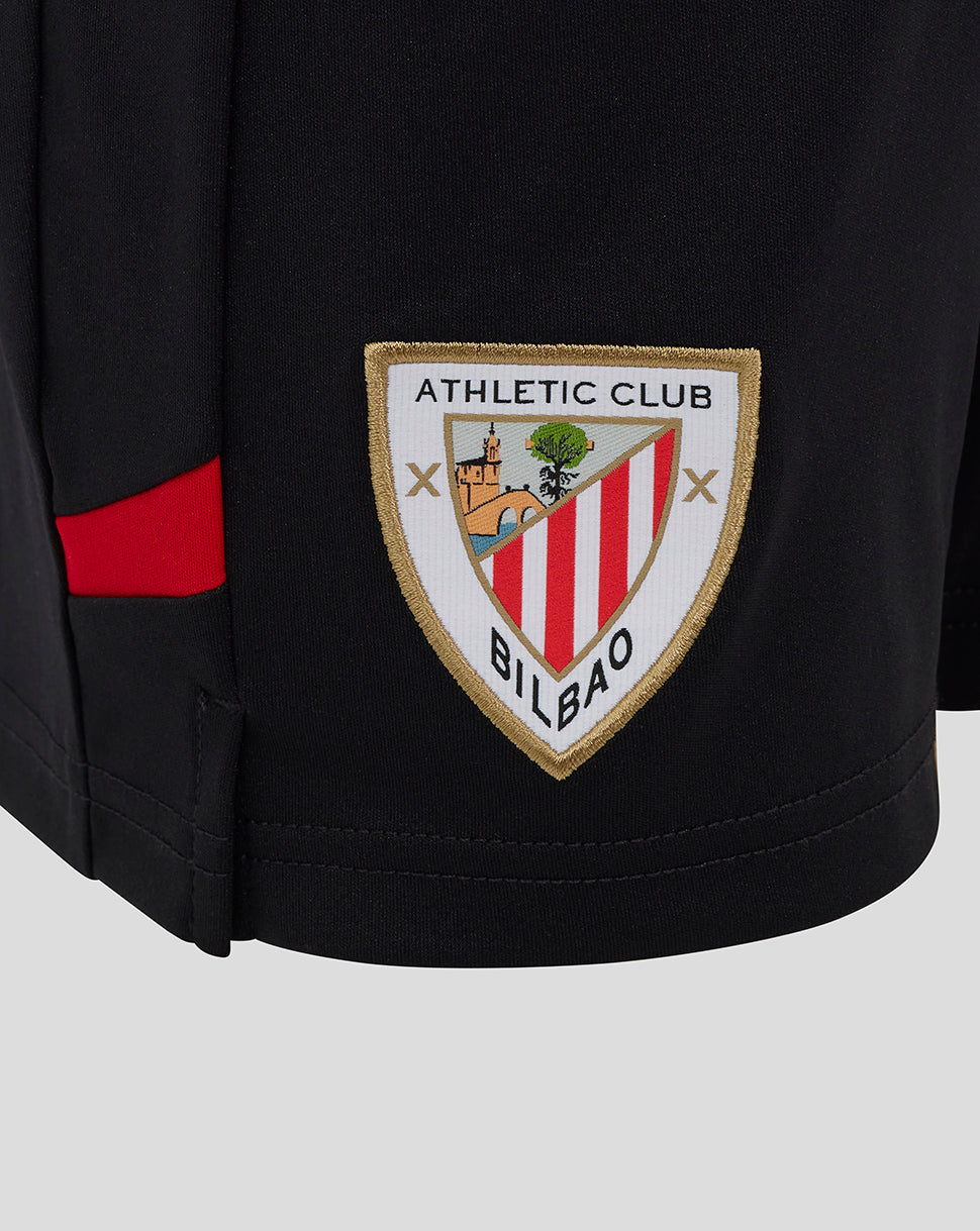 Athletic Club Junior 25/26 Home Shorts - Caviar/Racing Red