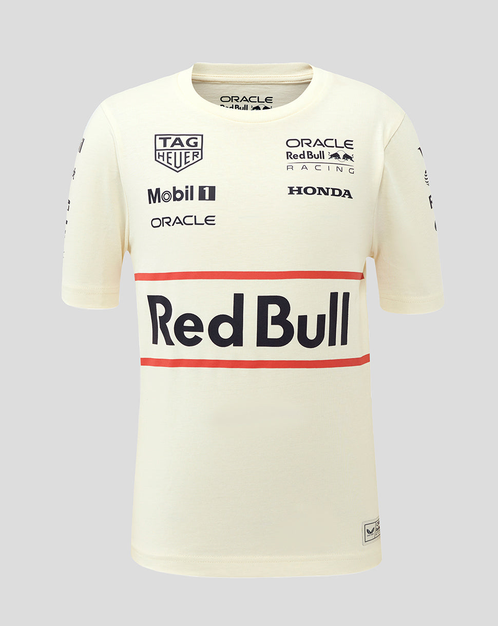 Oracle Red Bull Racing Junior Heritage Team T-Shirt - Egret - Egret