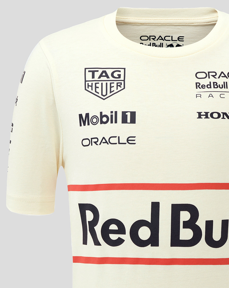 Oracle Red Bull Racing Junior Heritage Team T-Shirt - Egret - Egret