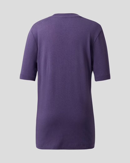 Everton FC Junior 25/26 Presentation Logo T-Shirt - Loganberry
