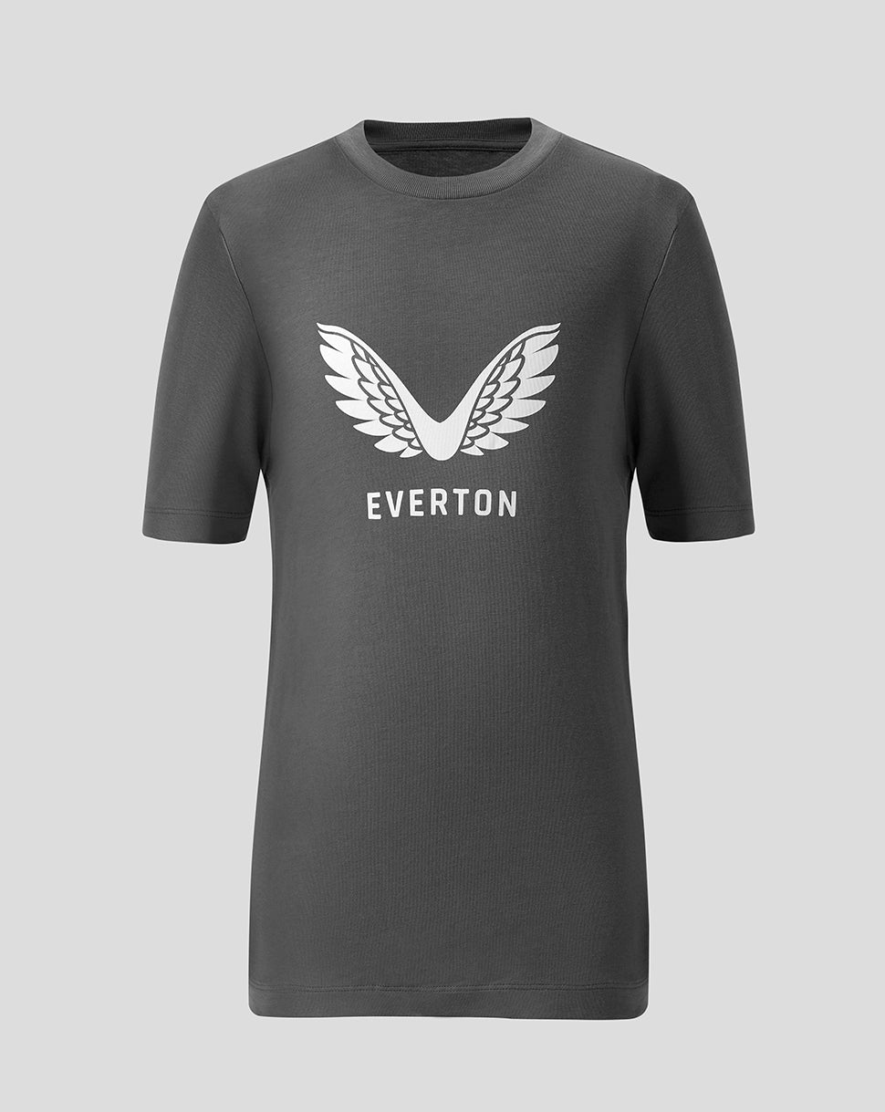 Everton FC Junior 25/26 Presentation Logo T-Shirt - Thunderstorm - Thunderstorm