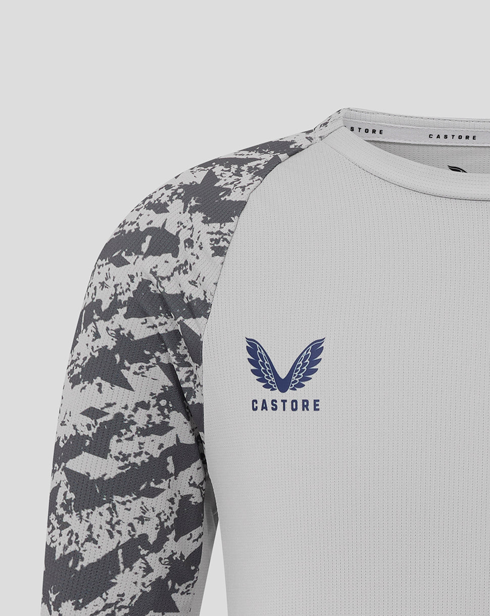 Preston Junior 25/26 Training T-Shirt - Grey - Micro Chip/Thunderstorm