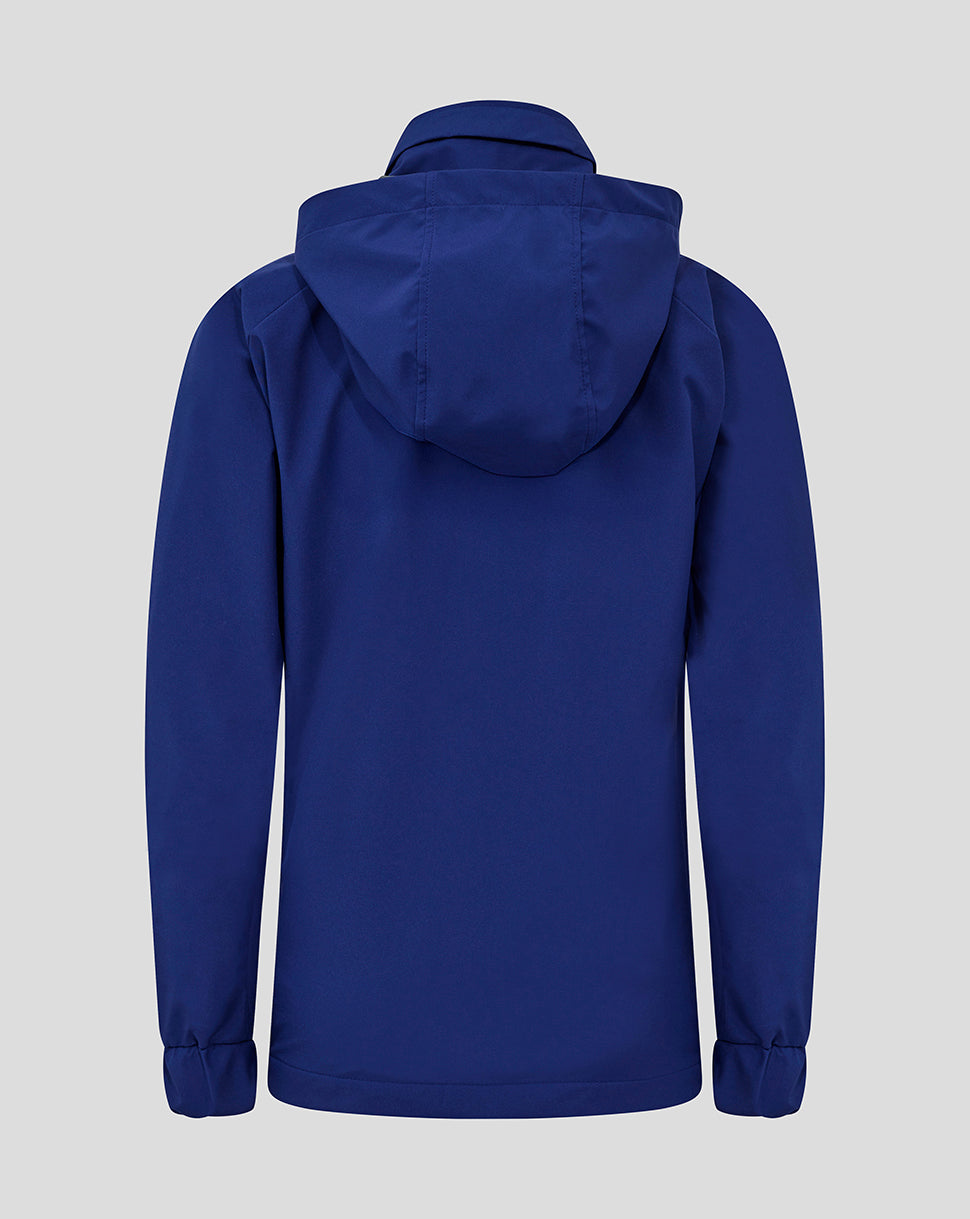 Preston North End Junior 25/26 Training Packable Hood Shower Jacket - Blueprint