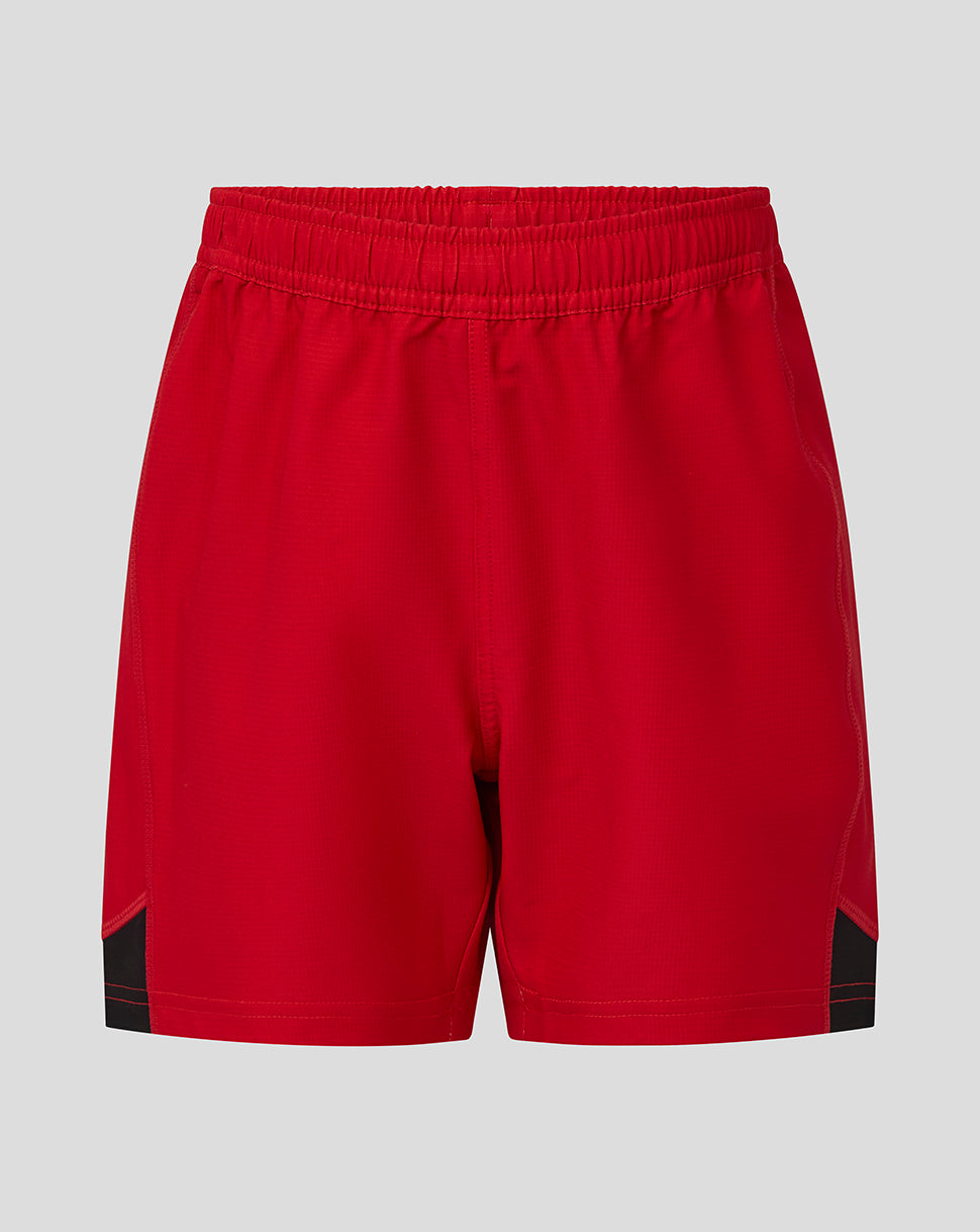 Saracens Junior 25/26 Replica Home Shorts - Caviar/Racing Red