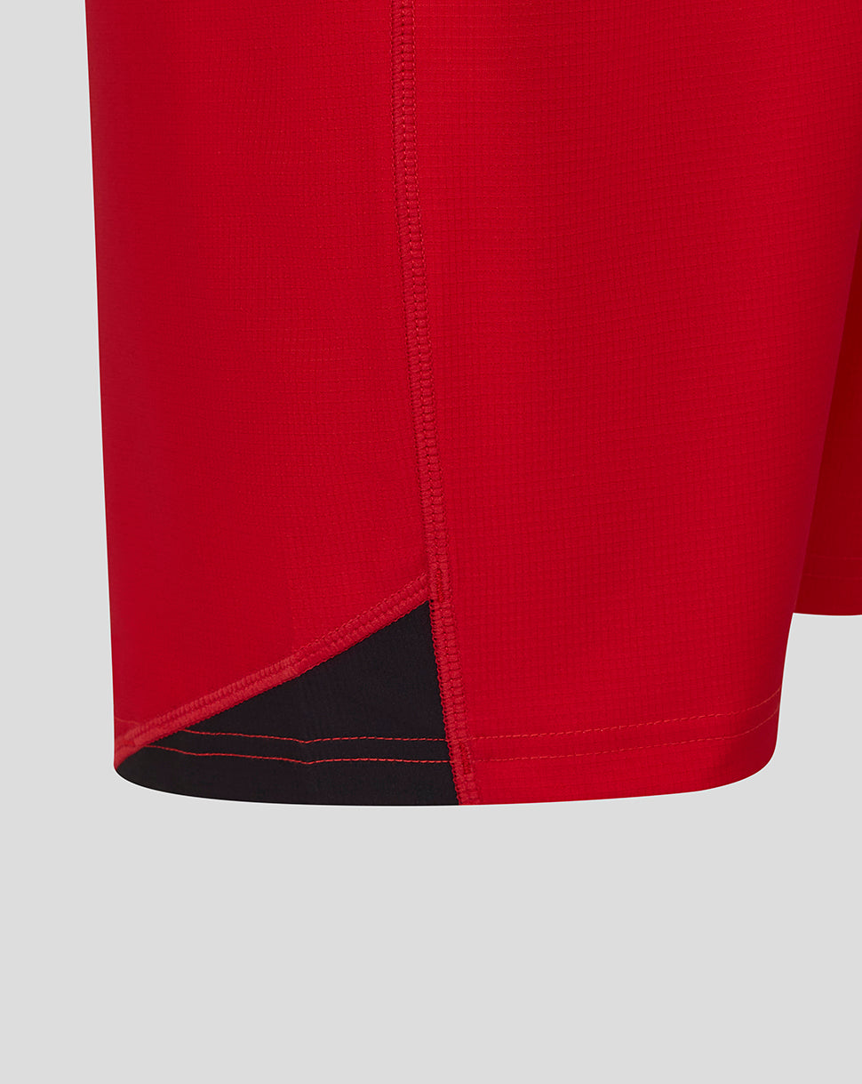 Saracens Junior 25/26 Replica Home Shorts - Caviar/Racing Red