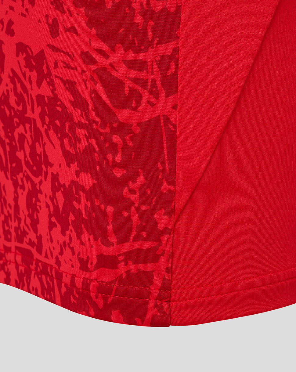 Saracens Junior's 25/26 Matchday Midlayer Top - Racing Red