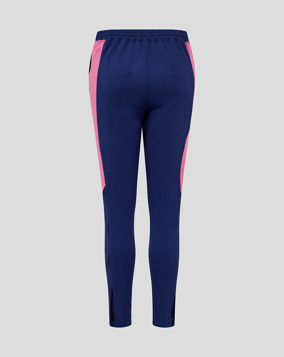 Feyenoord Junior 2025-2026 Training Players Performance Pants with Pockets - Blueprint/Pink Cosmos
