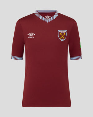 West Ham Junior 25/26 Home Short Sleeve Shirt