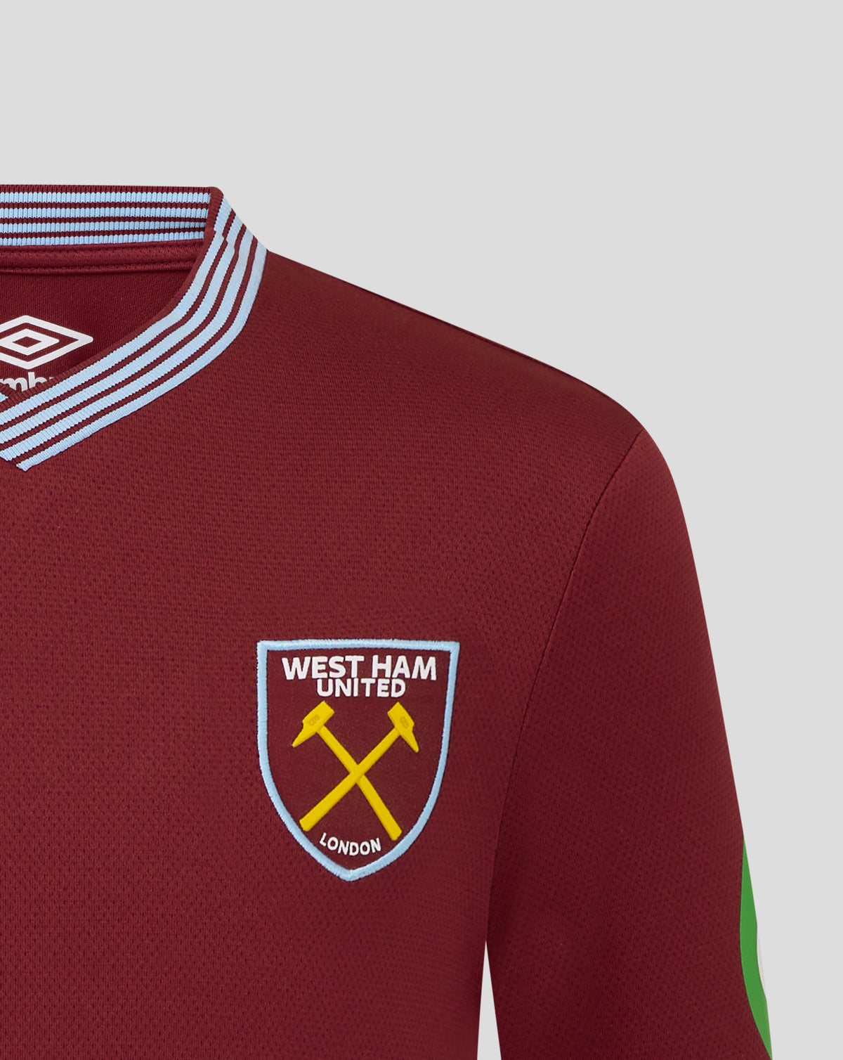 West Ham Junior 25/26 Home Short Sleeve Shirt - New Claret