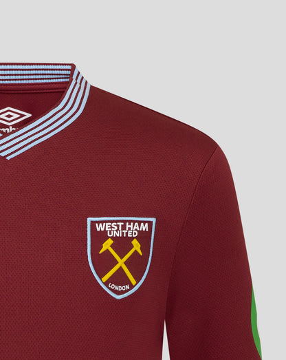 West Ham Junior 25/26 Home Short Sleeve Shirt