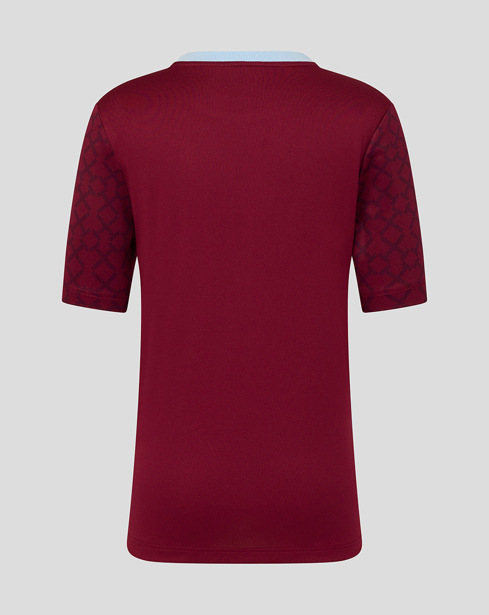 West Ham Junior Home 25/26 Pre Match Short Sleeve Shirt