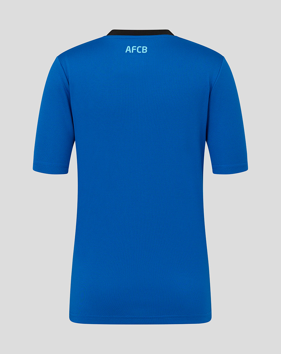AFC Bournemouth Junior 25/26 Away Short Sleeve Shirt - Lapis Blue/Caviar