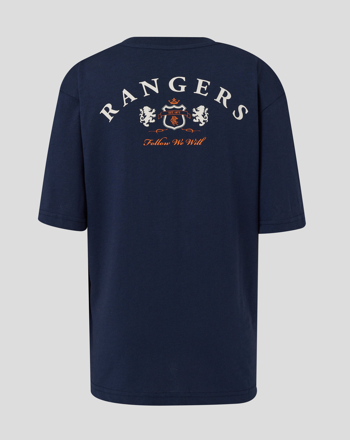 Rangers Unisex 25/26 Contemporary Oversized Tee - Black - Black Iris