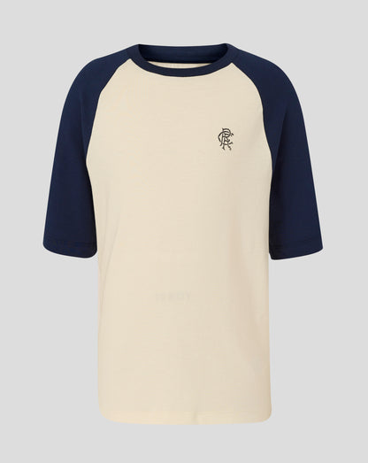 Rangers Junior 25/26 Contemporary Raglan Tee - Black