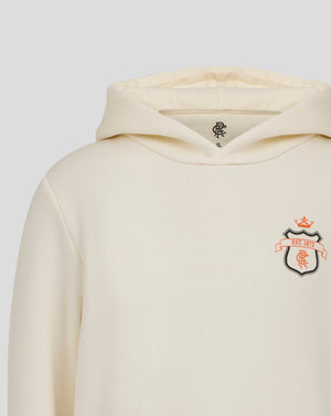 Rangers Junior 25/26 Contemporary Hoodie - Egret