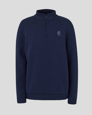 Rangers Junior 25/26 Contemporary Quarter Zip - Black