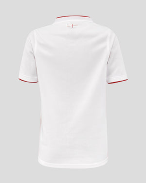 Junior England Rugby 25/26 Home Pro Shirt - Brilliant White