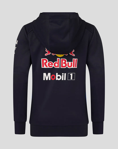 Black hoodie with Red Bull and Mobil 1 logos on a gray background