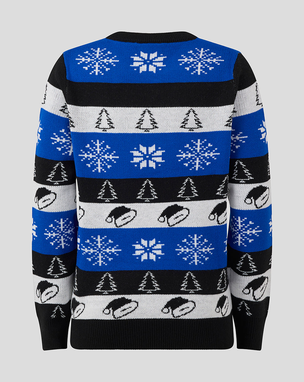 Bath Rugby Junior 25/26 Christmas Jumper - Blue