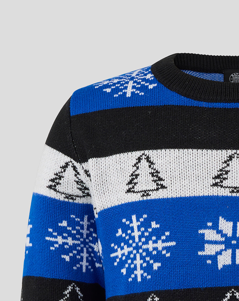Bath Rugby Junior 25/26 Christmas Jumper - Blue