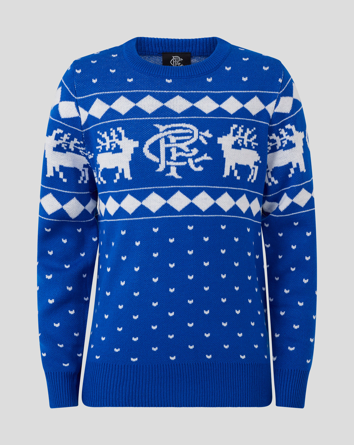 Rangers Junior's 25/26 Christmas Jumper - Blue