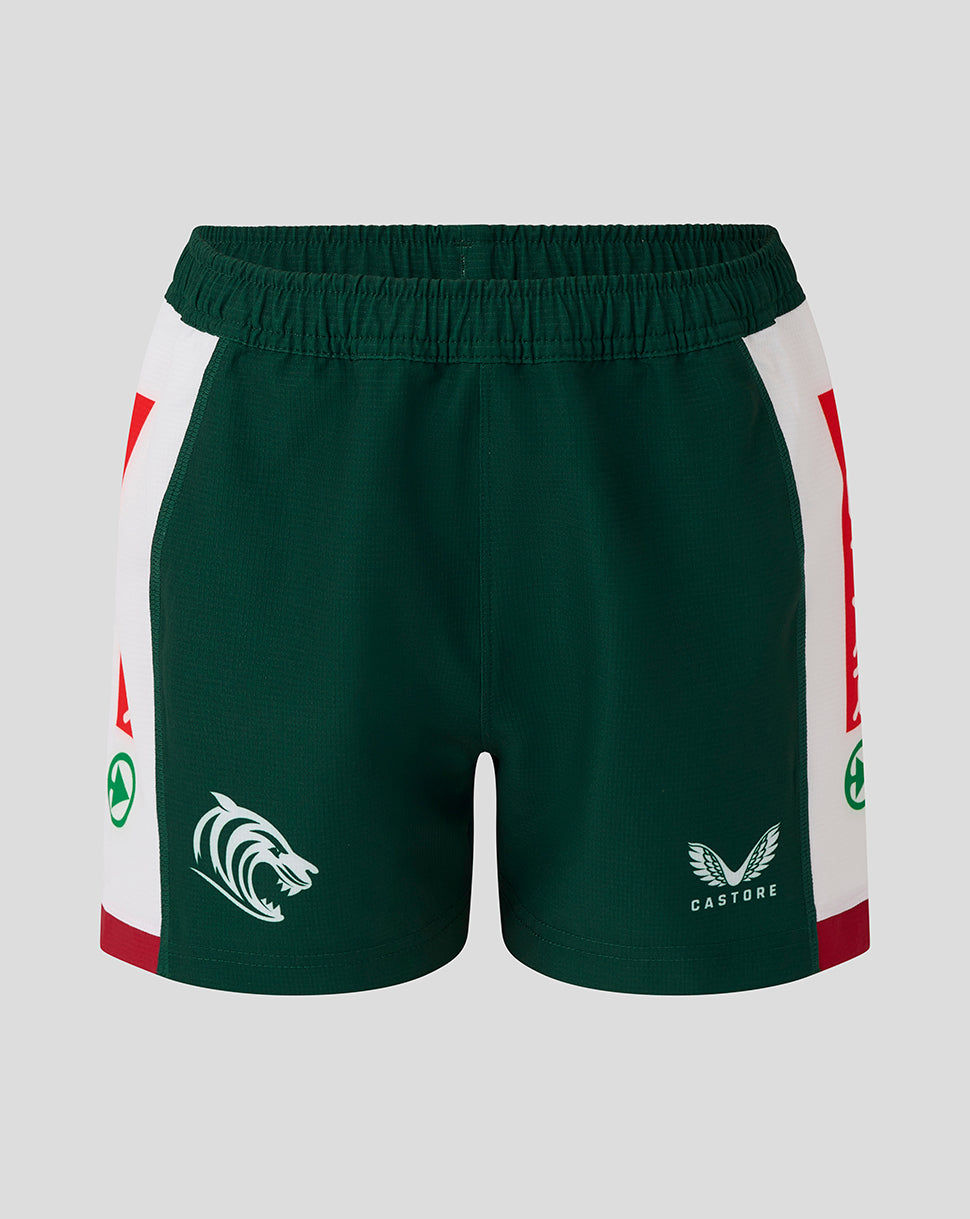 Leicester Tigers Junior 25/26 Pro Home Short - Dark Green