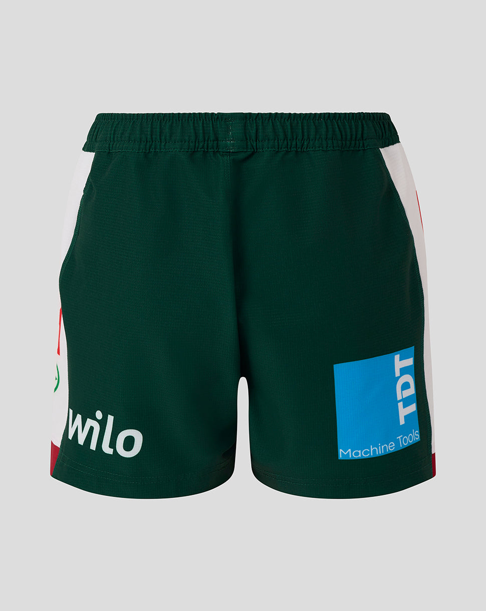 Leicester Tigers Junior 25/26 Pro Home Short - Dark Green